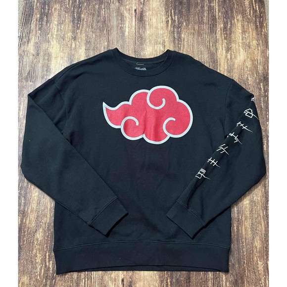 Naruto Crew neck sweatshirt black size SMALL - Picture 1 of 3